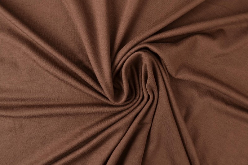 Jersey Viscose brun