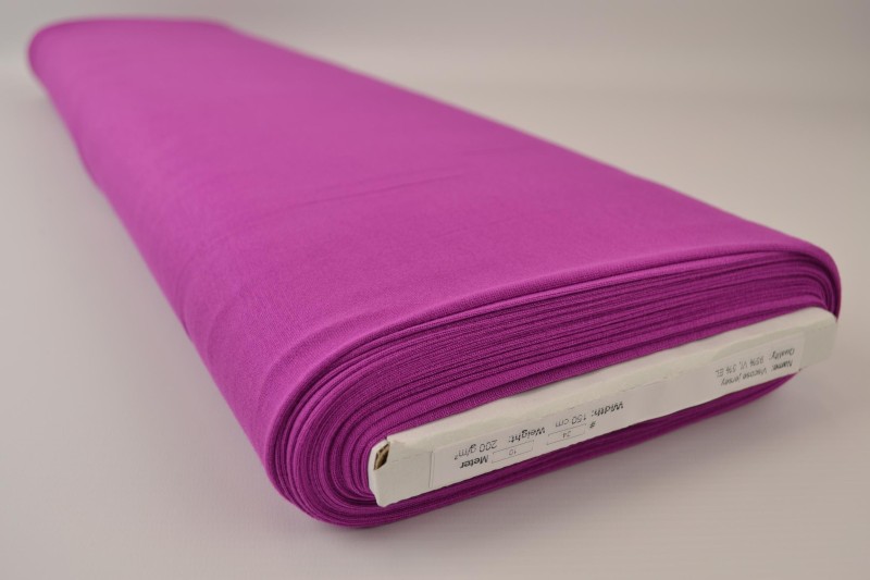 Jersey Viscose cassis, rouleau