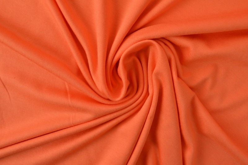 Jersey Viscose orange foncé