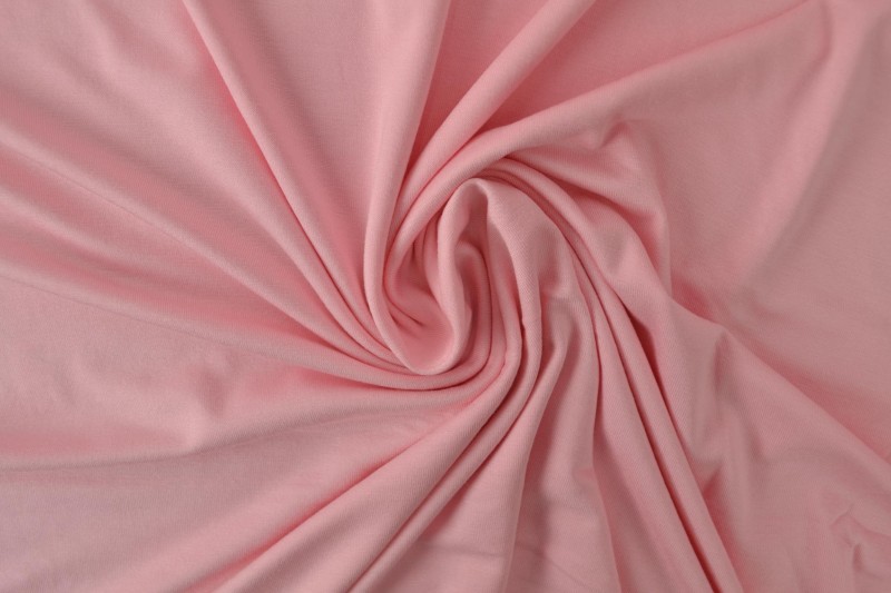 Jersey Viscose rose poudré