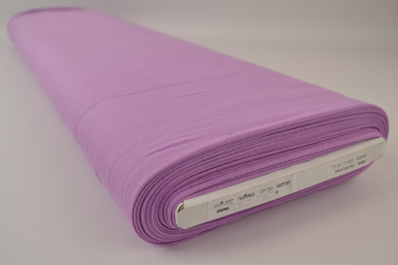 Jersey Viscose lilas, rouleau