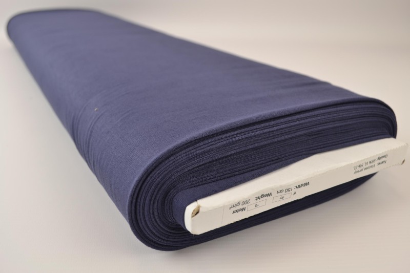 Jersey Viscose navy, rouleau