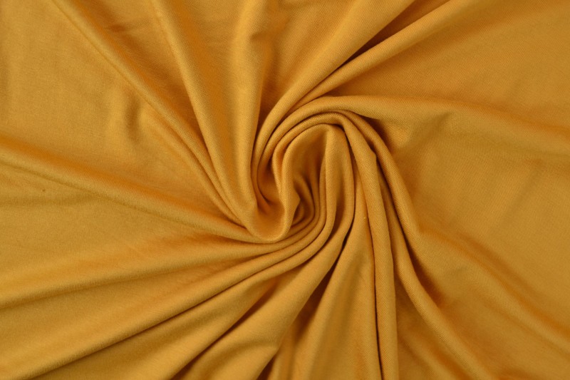Jersey Viscose jaune ocre