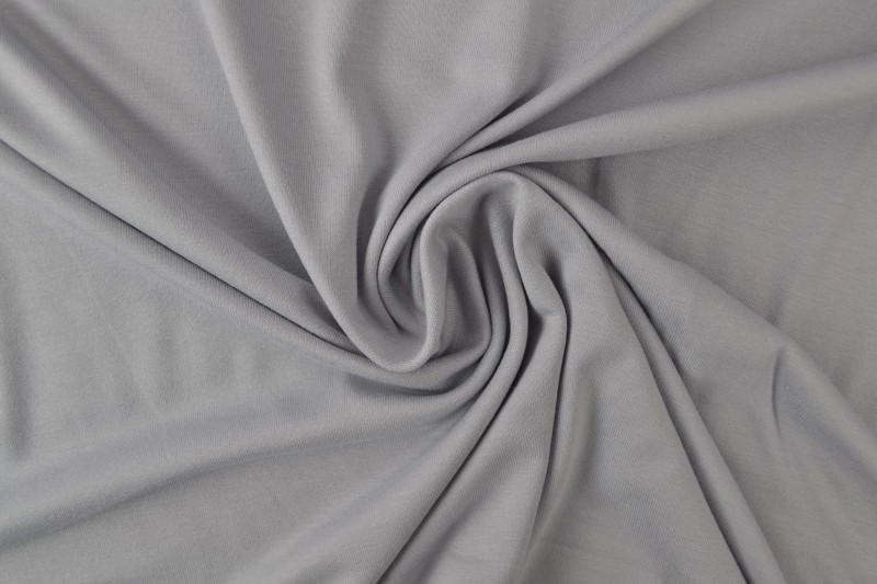 Jersey Viscose gris argenté