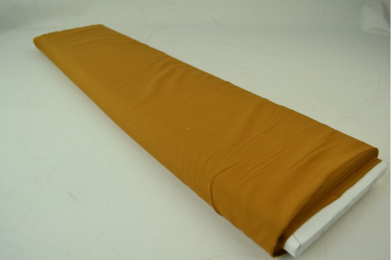 Viscose Uni viscose jaune ocre foncé, rouleau
