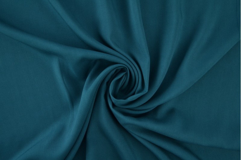Viscose Uni viscose pétrole foncé