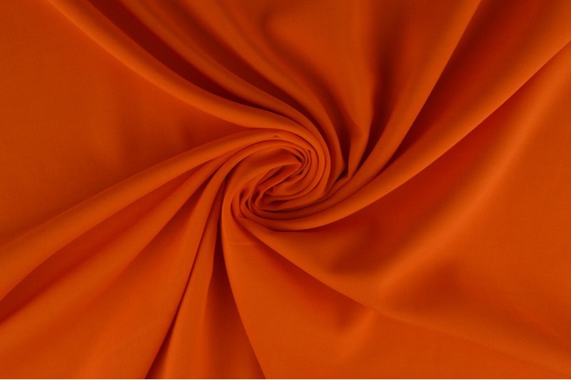 Viscose Uni viscose orange