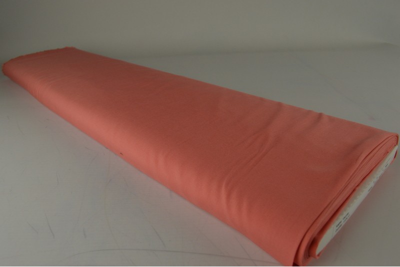 Viscose Uni viscose rose saumon, rouleau