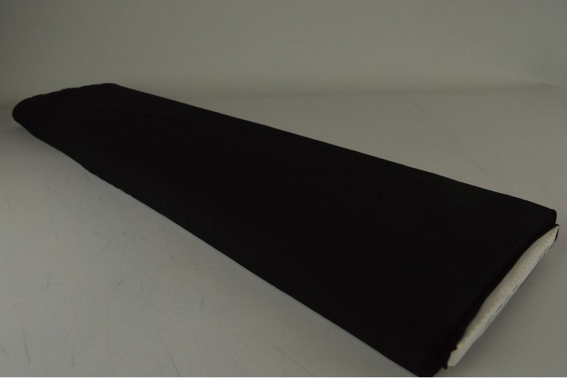 Viscose Uni viscose noir, rouleau