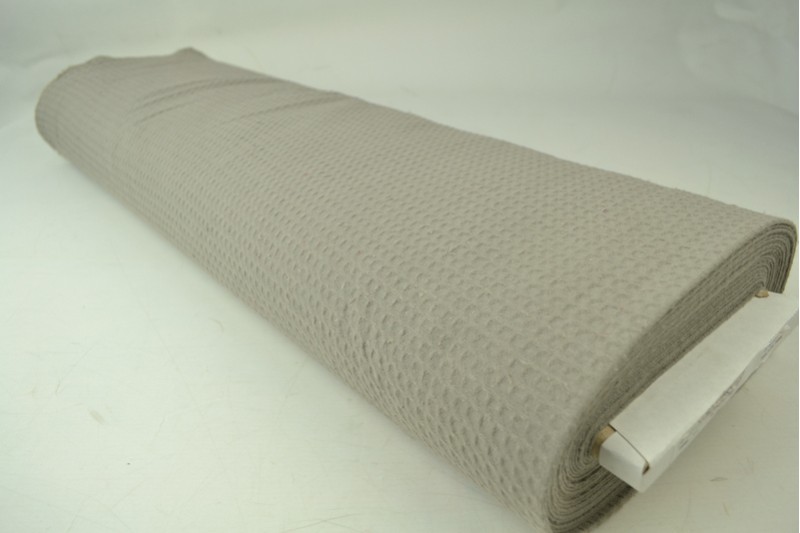 Gaufrette tissu p69 taupe, rouleau