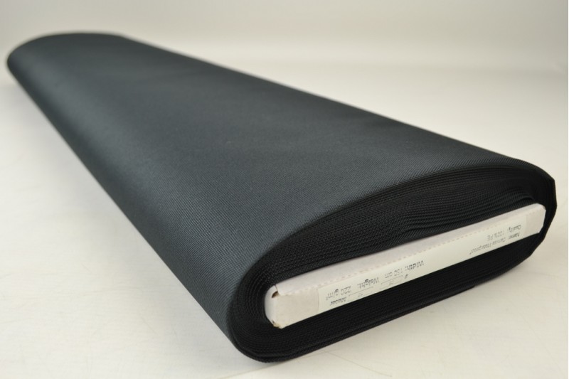 Canevas Imperméable canevas imperméable noir, rouleau