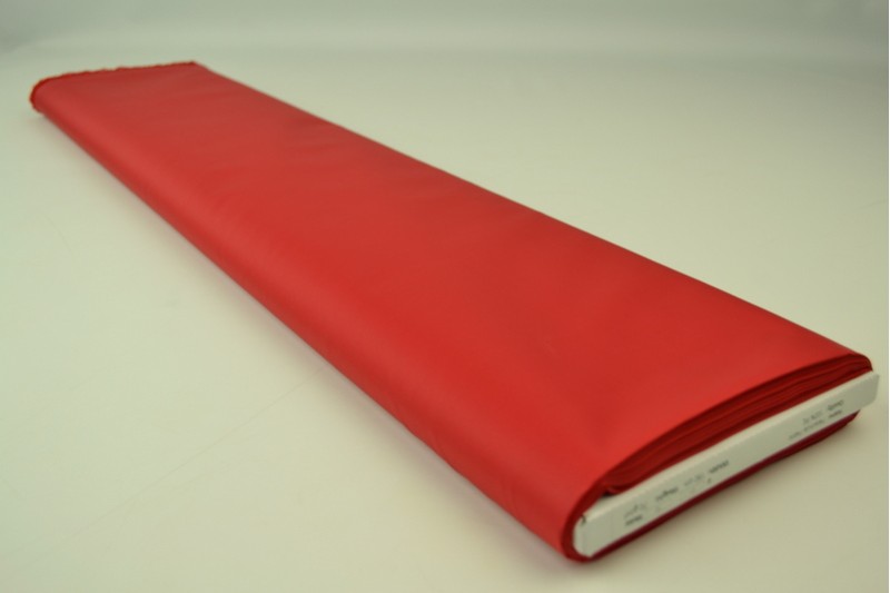 Doublure Imperméable tissu rouge, rouleau