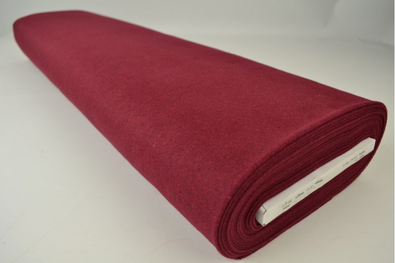 Laine 380 g/m² bordeaux, rouleau