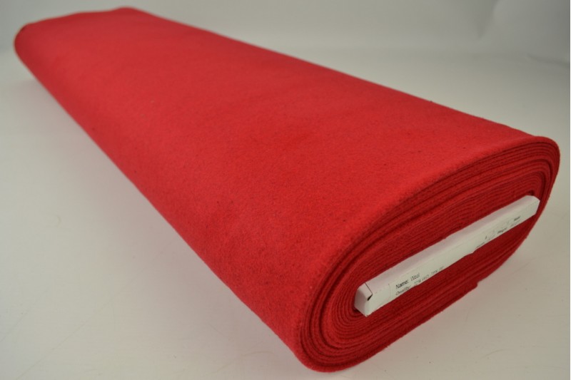 Laine 380 g/m² rouge, rouleau