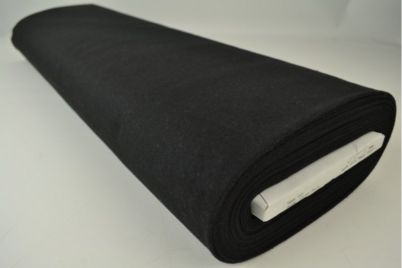 Laine 380 g/m² noir, rouleau